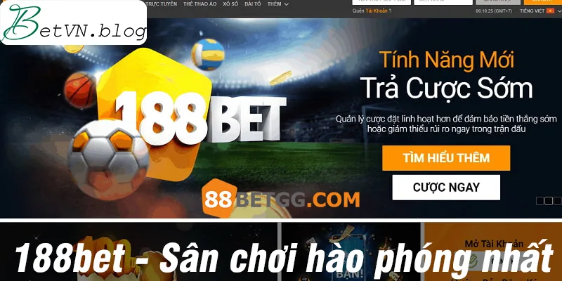 188bet casino là sân chơi hào phóng #1 hiện nay