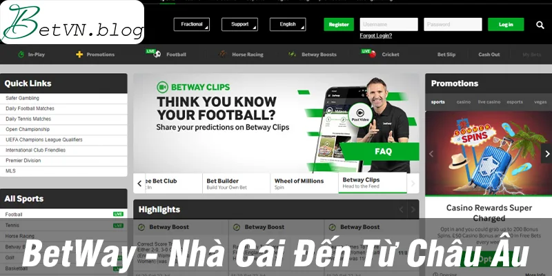 Thế giới game Baccarat Betway đồ sộ, ăn thưởng cao ngất ngưởng